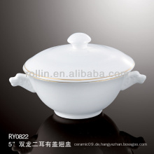 Gesunde japan style white spezielle haltbare casserole mit griff